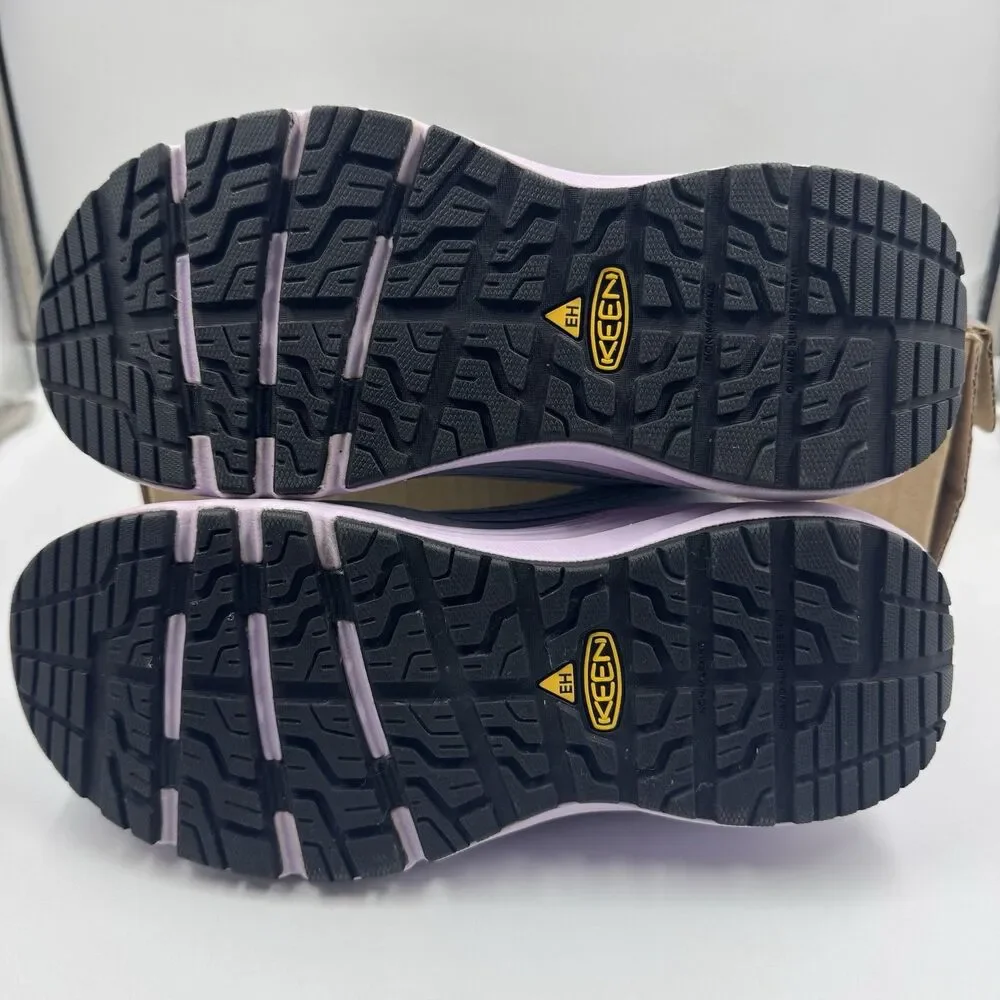 KEEN Utility Minneapolis Women 7M Steel Toe Work Sneakers Gray Orchid NIB Defect